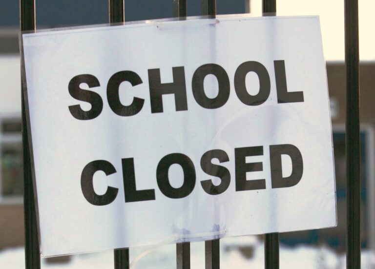 school closed