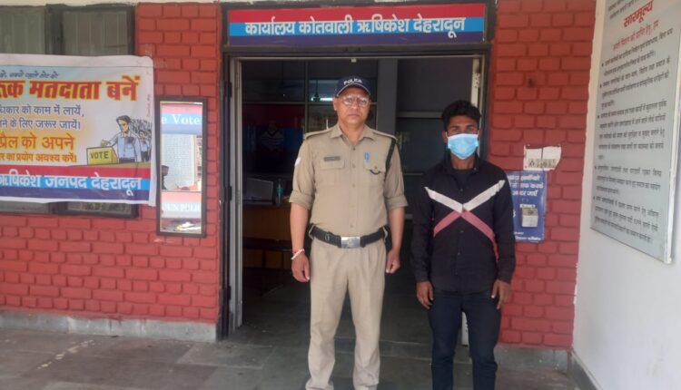 युवती की गैर इरादतन हत्या के मामले में फरार चल रहे वांछित अभियुक्त को दून पुलिस ने किया गिरफ्तार
