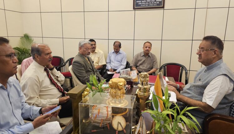 Ganesh Joshi gave instructions to the officials regarding preparations for the programs to be organized on Bravery Day.