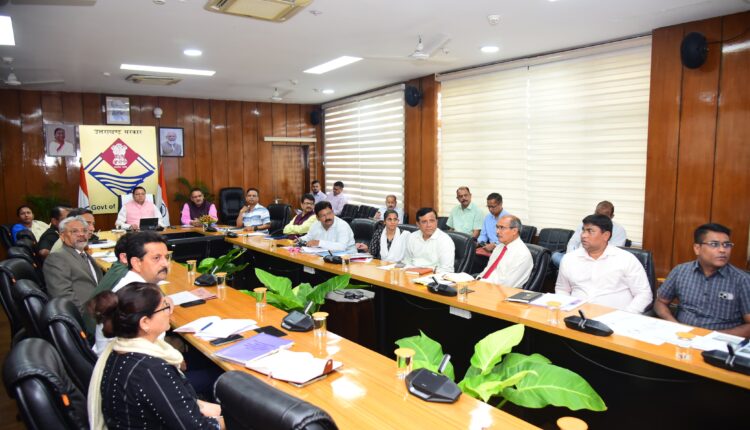 A high level committee meeting was held under the chairmanship of the Chief Minister regarding the construction of a military base.