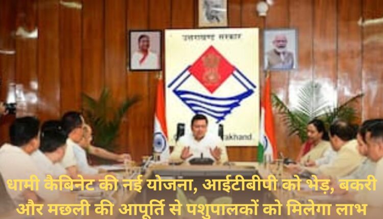 Dhami cabinet's new scheme, cattle herders will benefit from supply of sheep, goat and fish to ITBP