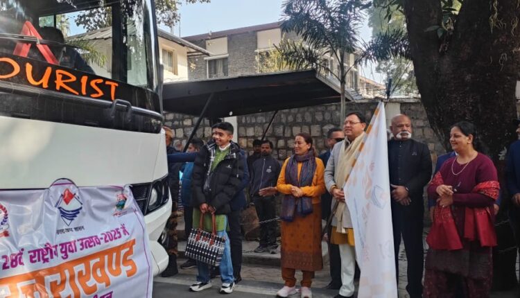 72 member team of state leaves for Youth Festival