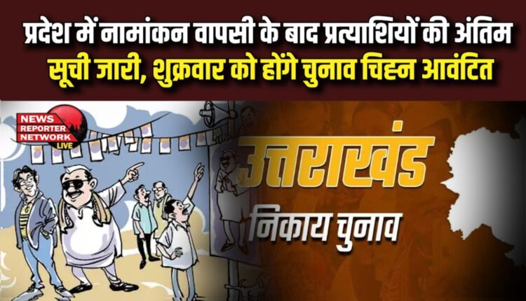 Final list of candidates released after withdrawal of nominations in the state, election symbols will be allotted today