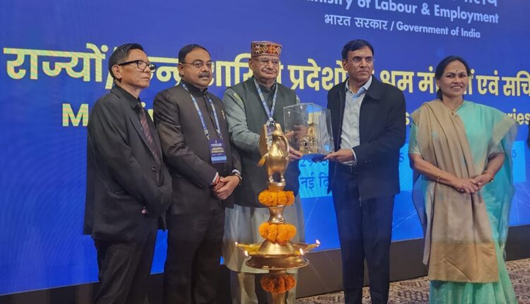 Minister Ganesh Joshi participated in the National Labor Conference held in New Delhi