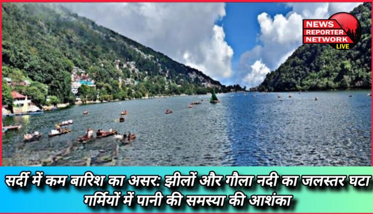 Effect of less rain in winter Water level of lakes and Gaula river decreased, fear of water problem in summer.