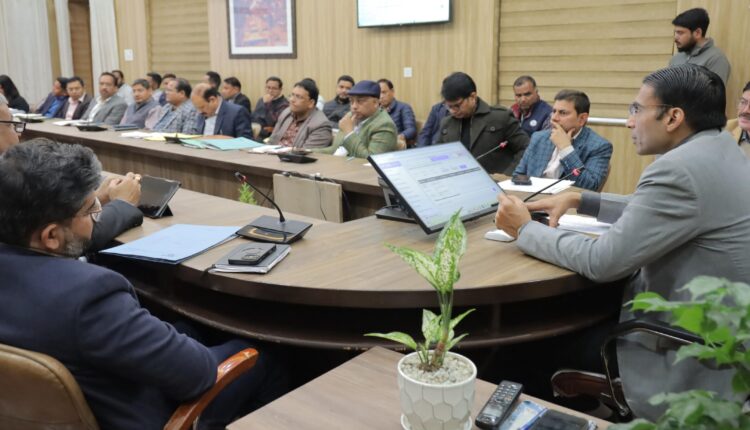 DM's review meeting regarding pending complaints in CM Helpline and CPGRAM