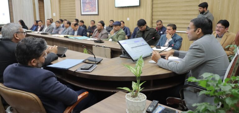 DM's review meeting regarding pending complaints in CM Helpline and CPGRAM