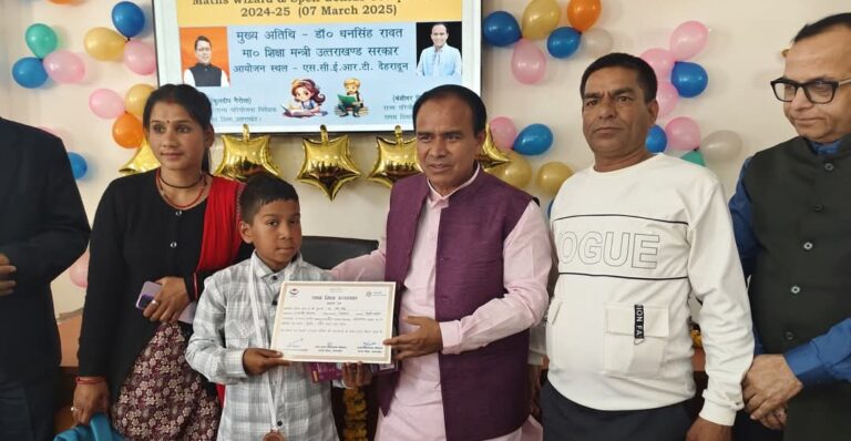 Shikhar and Maths Wizard Harshit stood first in Spell Genius