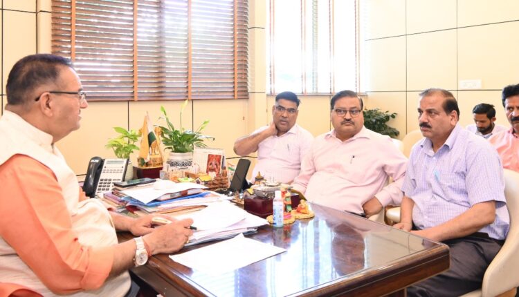 Cabinet Minister Ganesh Joshi reviewed the development works of Mussoorie Assembly Constituency