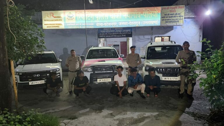 Creating a ruckus in a moving car proved costly, the baraatis' intoxication subsided due to the strictness of Doon Police