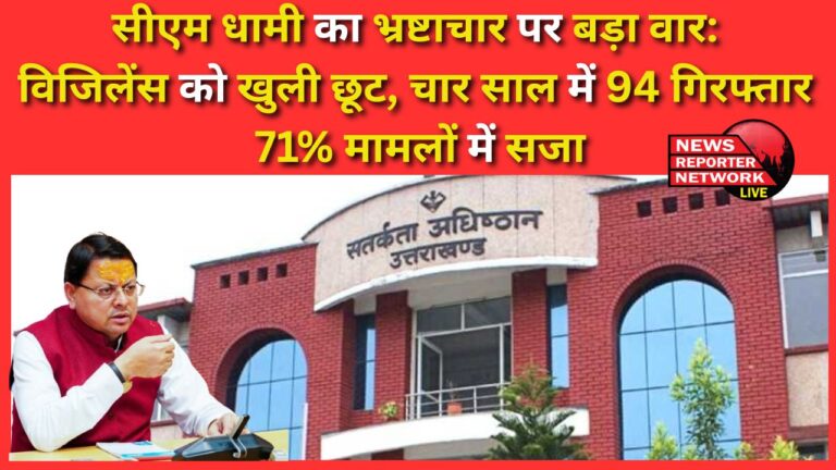 CM Dhami's big attack on corruption Vigilance given free hand, 94 arrested in four years, conviction in 71% cases
