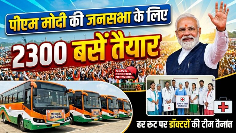 2,300 buses ready for PM Modi's public rally, teams of doctors deployed on every route