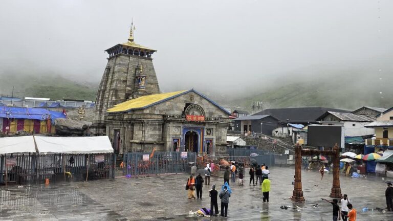 A massive surge of devotion was witnessed at Kedarnath Dham on the last Monday of Sawan, with over 1.445 million pilgrims arriving.