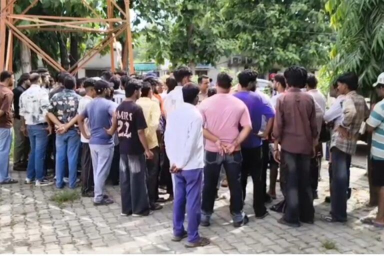 Valmiki community protests in Rudrapur; demands arrest of BJP leader and his brother.