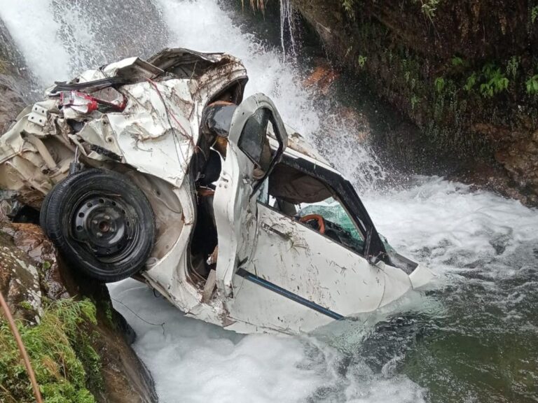 Army soldier dies after car plunges into gorge in Nandanagar