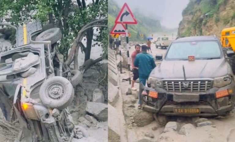 Employee swept away in the Tamak Nala in Niti Valley remains missing; search operation continues for the second day.