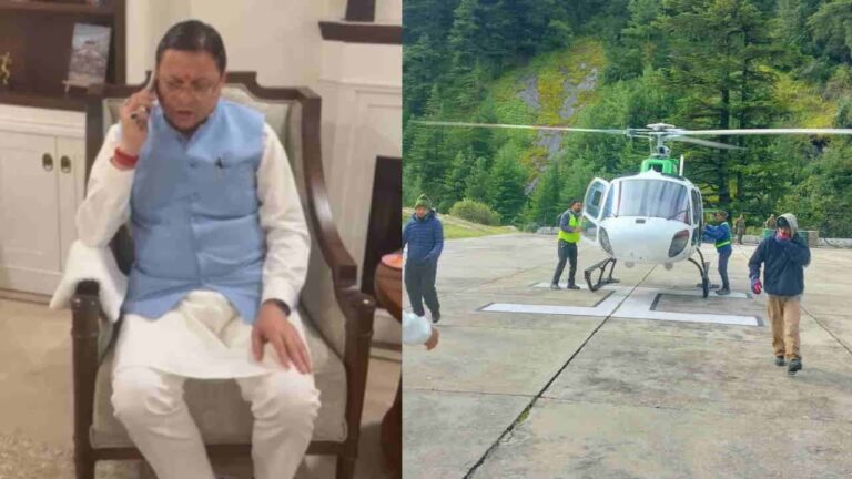 Rescue operation for trekkers and porters underway amidst snowfall in Uttarkashi; CM Dhami takes stock of the situation.