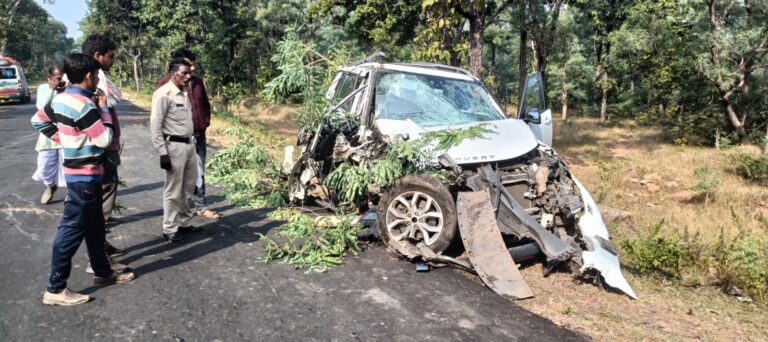 Car crashes into tree on Agra-Fatehabad road; two friends killed