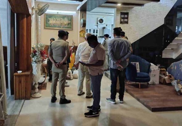Robbery at BJP councilor's house; allegation of food being spiked with a sedative; servant absconding.