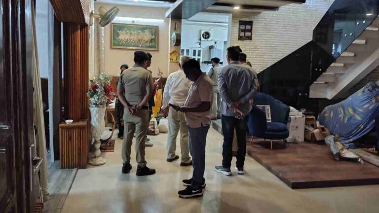 Robbery at BJP councilor's house; allegation of food being spiked with a sedative; servant absconding.