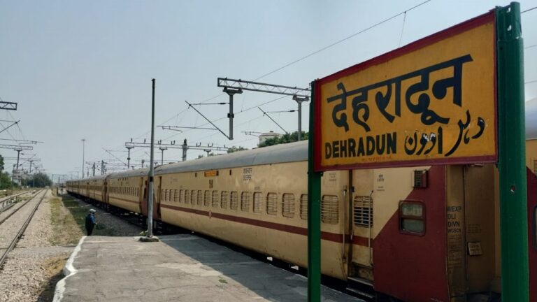 Intensive railway checks on trains arriving in Dehradun.