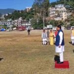 CM Dhami arrived in Rudraprayag and inspected the library located at the Sangam, as well as the bridge connecting to the Badrinath-Kedarnath highway.