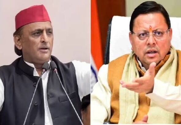 CM Dhami targets Congress and SP; seeks a response from Congress regarding Akhilesh Yadav's statement.