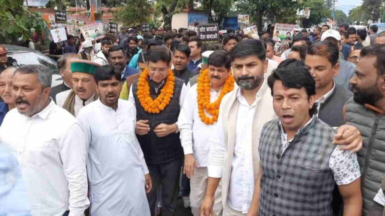 Congress's 'Nyay Yatra' (Justice March) in Doiwala; Pritam Singh demands justice for Ankita Bhandari.