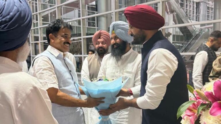 KC Venugopal arrives in Chandigarh ahead of Rahul Gandhi's Punjab visit; discussions to be held on preparations for the 2027 elections.