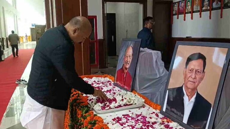 Uttarakhand Legislative Assembly Session 2026: House proceedings begin in Bhararisain; tributes paid to Khanduri and Heera Singh Bisht, while the opposition creates an uproar outside.