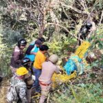Bear menace in Tehri and Chamoli: Four houses damaged in Tola village over three days; bear rescued after getting trapped in a wire fence in Kurad.